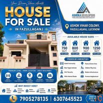 Best House for Sale in Fazullaganj 2BHK Independent Houses at Ashok Vihar Colony