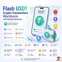 Flash USDT Crypto Transactions Worldwide with Multiple Networks