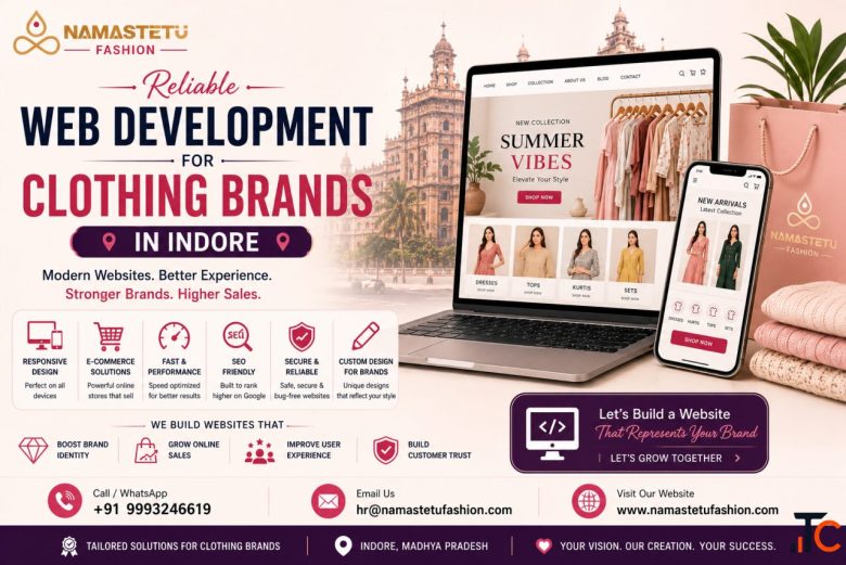 Reliable Web Development For Clothing Brands in Indore Namastetu Fashion