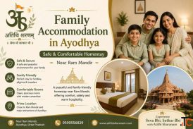 Family Accommodation in Ayodhya - Safe Comfortable Homestay Near Ram Mandir