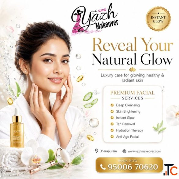 Instant Glow Facial at YazhMakeover