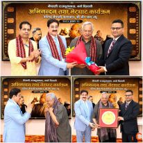 Neer Bikram Thapa Honoured at Embassy of Nepal During His Visit to New Delhi