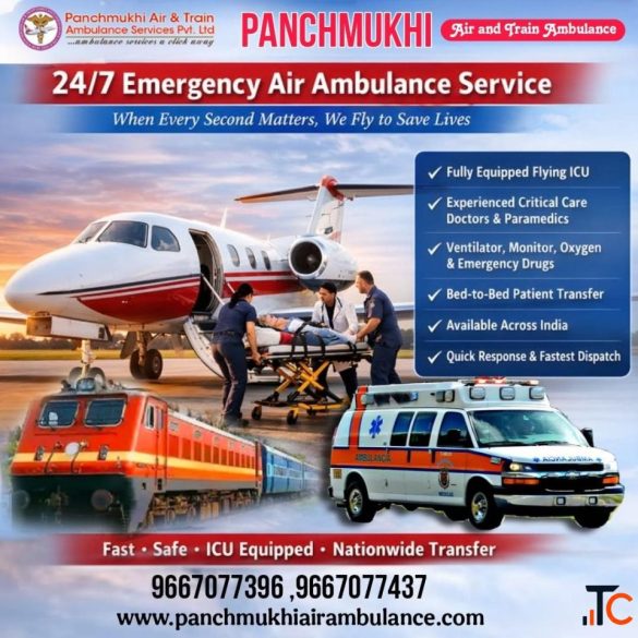 Panchmukhi Affordable Train Ambulance in Mumbai- Dependable medical assistance