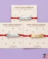 Get Inknbow Personalized Timeless Metal Rakhi for Your Dear Family