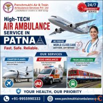 Panchmukhi Air Ambulance in Patna- Rapid Emergency Response