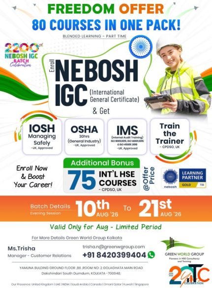 NEBOSH IGC Course in Bhubaneswar