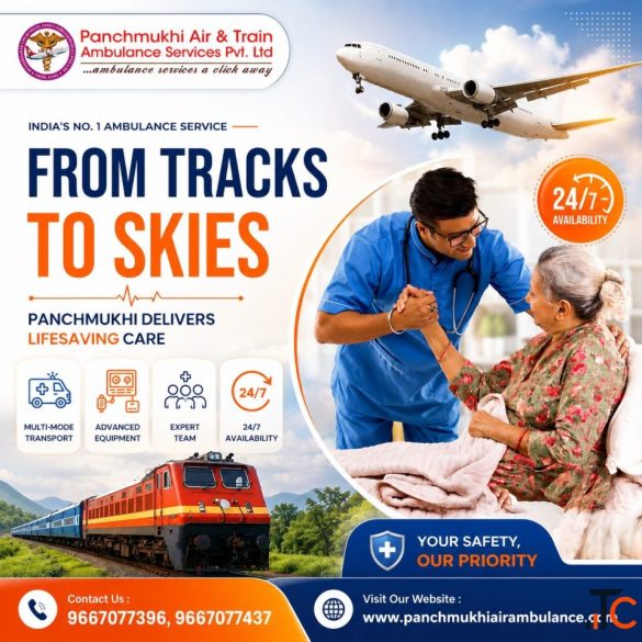 Panchmukhi Train Ambulance from Bangalore- Emergency patient transport with nursing