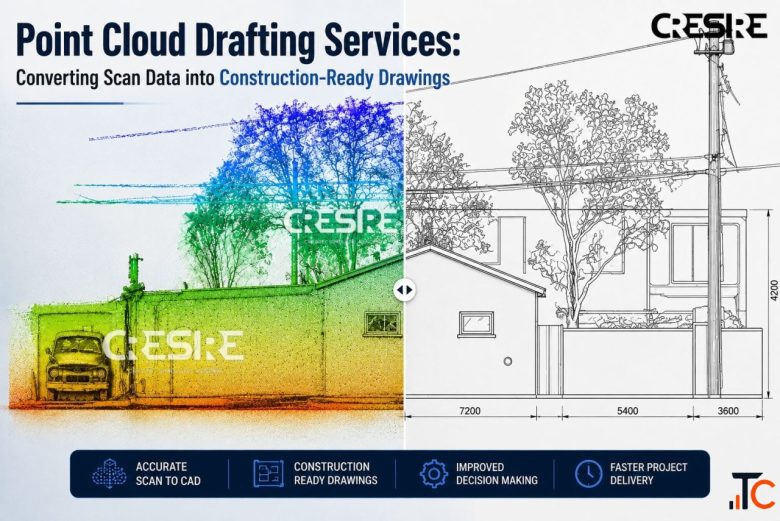 Point Cloud Drafting Services Converting Scan Data into Construction-Ready Drawings