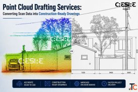Point Cloud Drafting Services Converting Scan Data into Construction-Ready Drawings