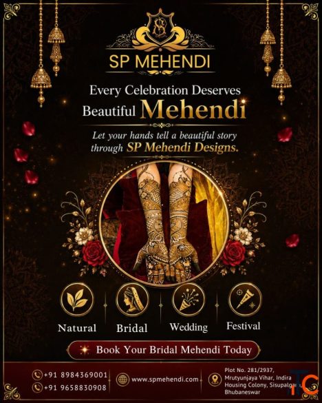 Professional Mehendi Artist Near Me in Bhubaneswa