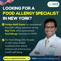 Looking for a Food Allergy Specialist in New York Expert Ayurvedic Food Allergy Treatment IAFA Ayurv