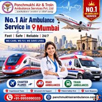 Panchmukhi ICU Air Ambulance in Mumbai- Fast Intercity Transfer without complications