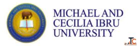 Micheal Cecilia Ibru University 20262027 Session Admission forms are on sales.Contact the admin of t