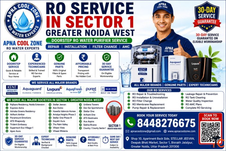 RO Service in Sector 1 Greater Noida West - APNA COOL ZONE