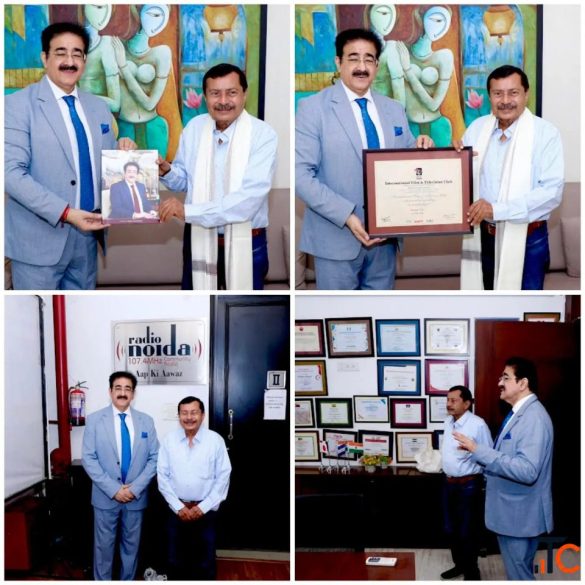 Vice President of Film Federation of India Hirachand Dand Visits Marwah Studios