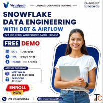 Snowflake Data Engineering with DBT Airflow - Free Demo
