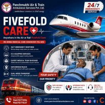 Panchmukhi Train Ambulance in Varanasi- Fast and Reliable Ambulance Transfer