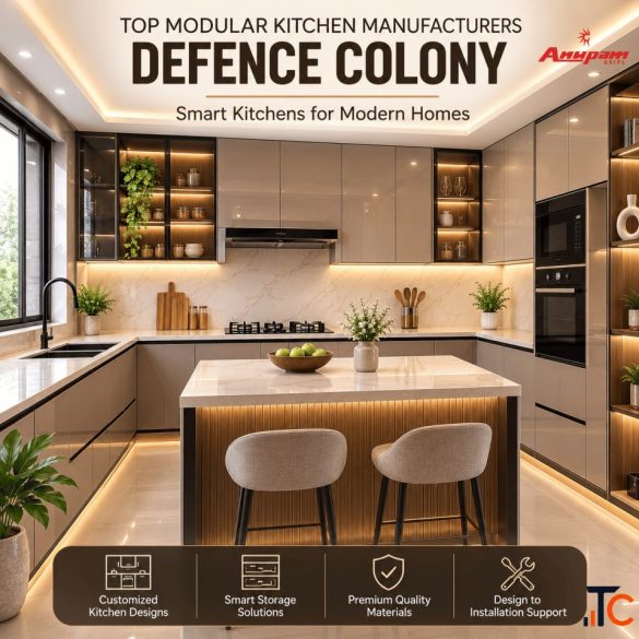 Modern Modular Kitchen Designs in Defence Colony