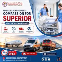 Panchmukhi ICU Train Ambulance in Allahabad - Reliable Train Ambulance with ICU support