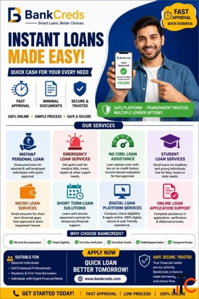 Need Instant Cash Get Quick Loans Online BankCreds