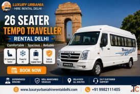 26 Seater Tempo Traveller Rental Delhi Group Travel