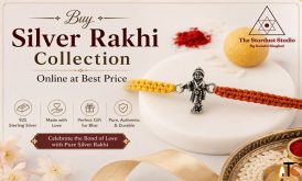 Buy Original Silver Rakhi Online at Best Price The Stardust Studio