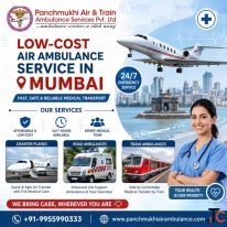 Panchmukhi Air Ambulance in Mumbai Provides Advanced Critical Care Ambulances