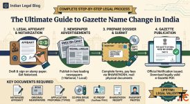 Online Name Change Gazette Service - 100 Legal Pan-India Vakil India