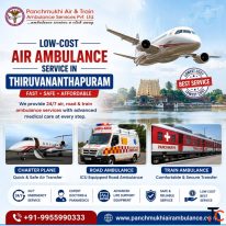 Panchmukhi Air Ambulance in Thiruvananthapuram Specializes In Providing Safe Medical Transport