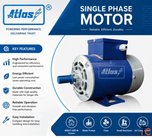 Single Phase Motor Manufacturer Ahmedabad Atlas Electrical