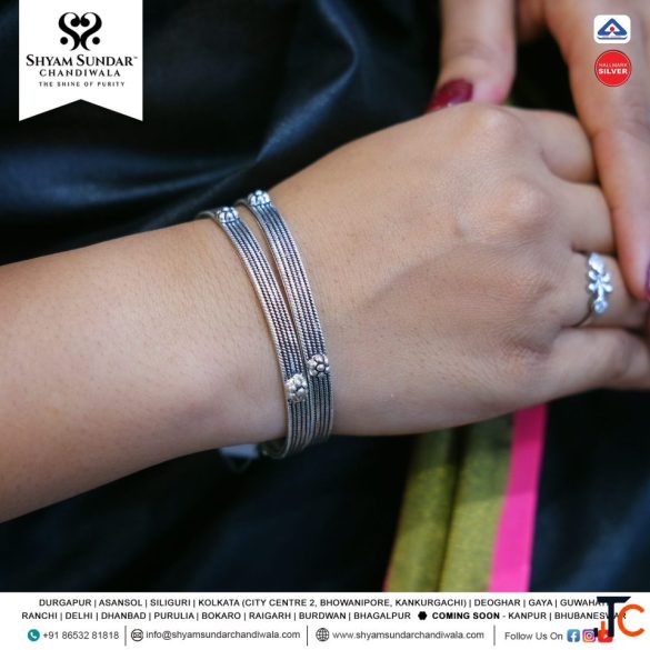 Silver Bangles Best Silver Showroom in Kankurgachi Premium Collections