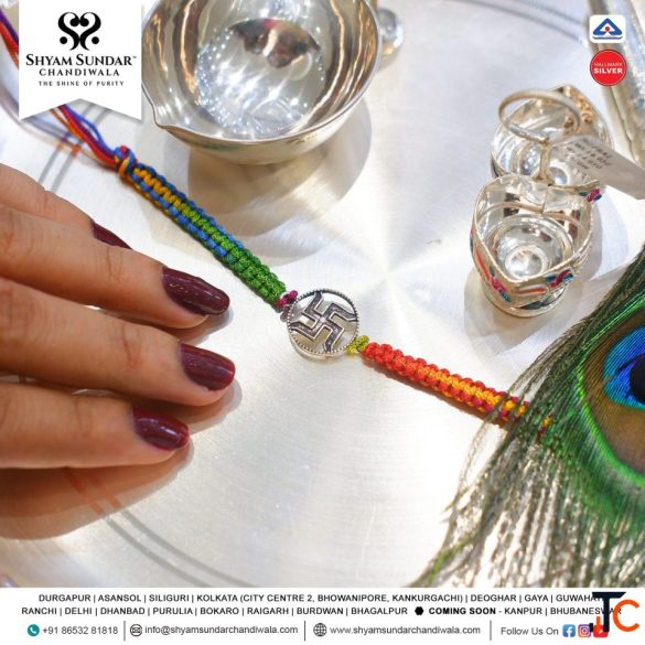 Silver Rakhi Best Silver Showroom in Kolkata Newtown Silver Shop