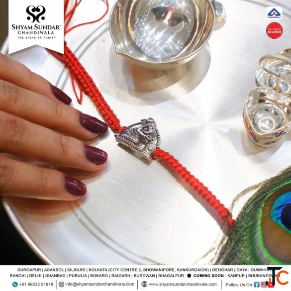 Silver Rakhi Best Silver Showroom in Kolkata Newtown Silver Shop