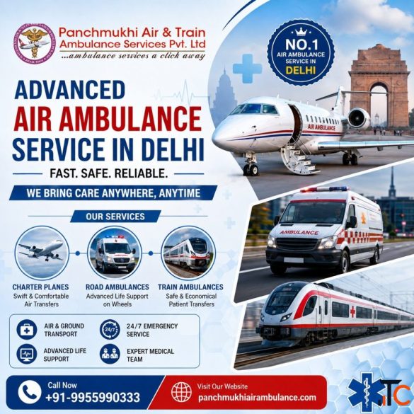 Panchmukhi Air Ambulance in Delhi Is Dedicated To Providing a Safe Travel Experience for Patients