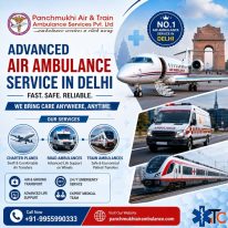 Panchmukhi Air Ambulance in Delhi Is Dedicated To Providing a Safe Travel Experience for Patients