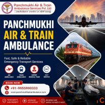 Panchmukhi Low Cost Train Ambulance in Delhi- Expert Medical team to guide you