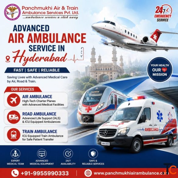 Panchmukhi Air Ambulance in Hyderabad Has a History of Meeting Urgent Medical Transport Needs