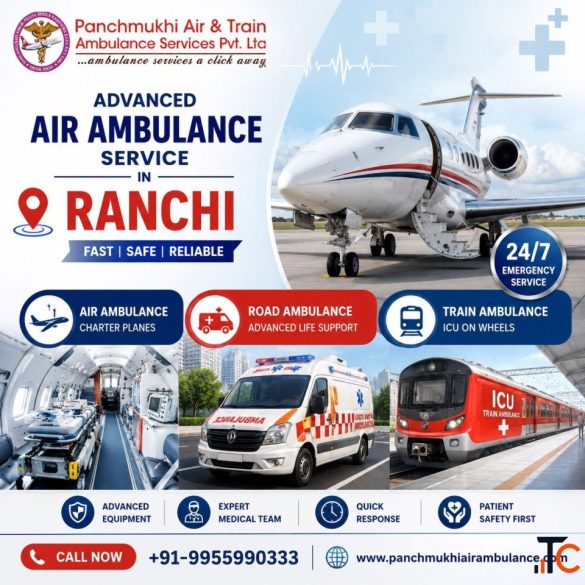 Panchmukhi Air Ambulance in Ranchi is committed to Protecting Patients from Danger