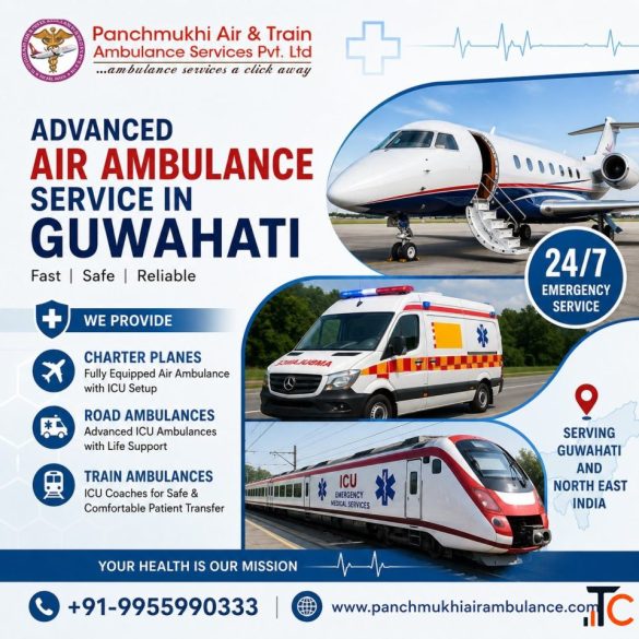 Panchmukhi Air Ambulance in Guwahati Helps Arrange Easy Transportation