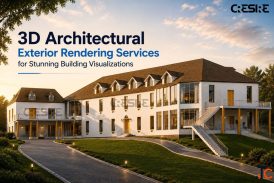 3D Architectural Exterior Rendering Services for Stunning Building Visualizations