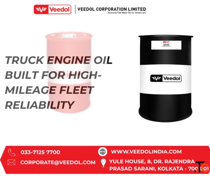 Truck Engine Oil Built for High-Mileage Fleet Reliability