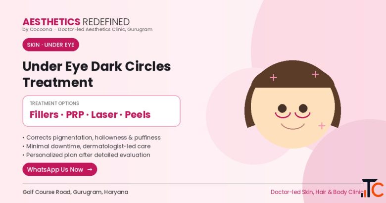 Under Eye Dark Circles Treatment in Gurgaon Aesthetics Redefined by Cocoona