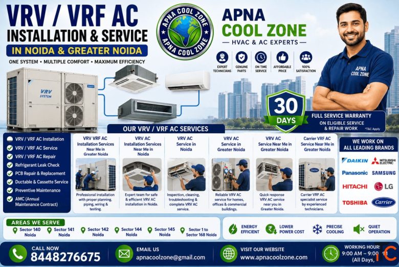 VRV VRF AC Installation and Service in Noida Greater Noida