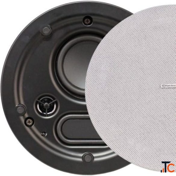 Active Ceiling Speaker with Dual Tweeter and Passive Radiator Model ATI-CS-320B