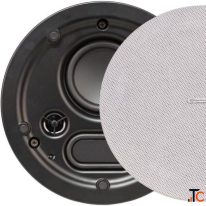 Active Ceiling Speaker with Dual Tweeter and Passive Radiator Model ATI-CS-320B