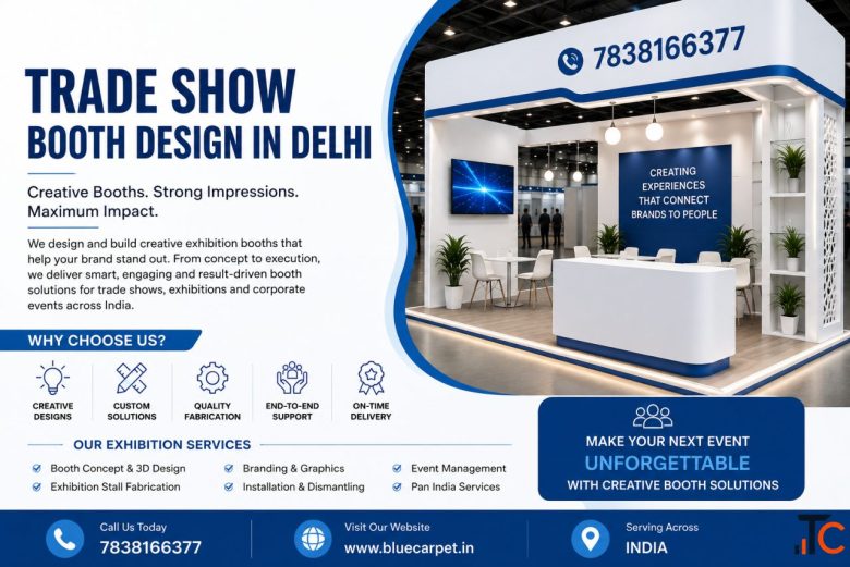 Trade Show Booth Design in Delhi - Innovative Exhibition Stall Solutions