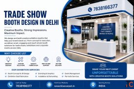 Trade Show Booth Design in Delhi - Innovative Exhibition Stall Solutions
