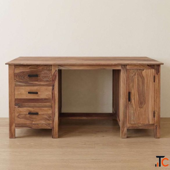 Nuravi Solid Sheesham Wood Study Desk
