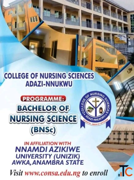 Anambra State College of Nursing Sciences Adazi-Nnukwu 20262027 nursing form is out on sale Call 091
