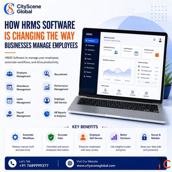 How HRMS Software Is Changing the Way Businesses Manage Employees CityScene Global